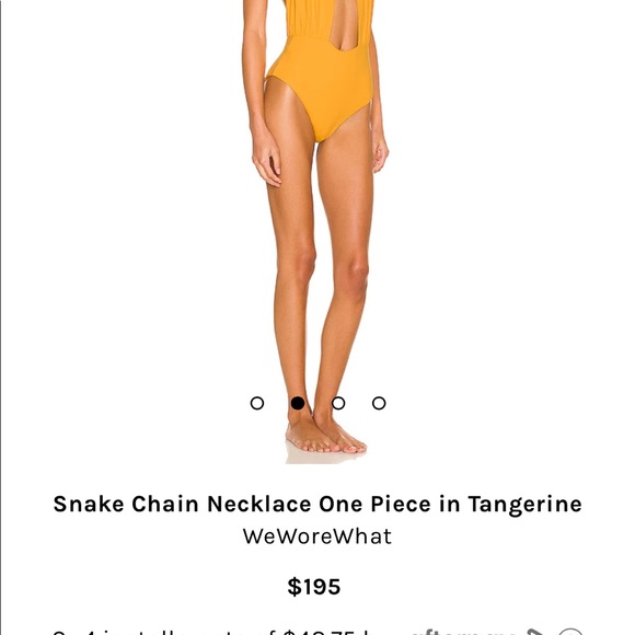 WeWoreWhat Snake Chain Swimsuit - Picture 3 of 5